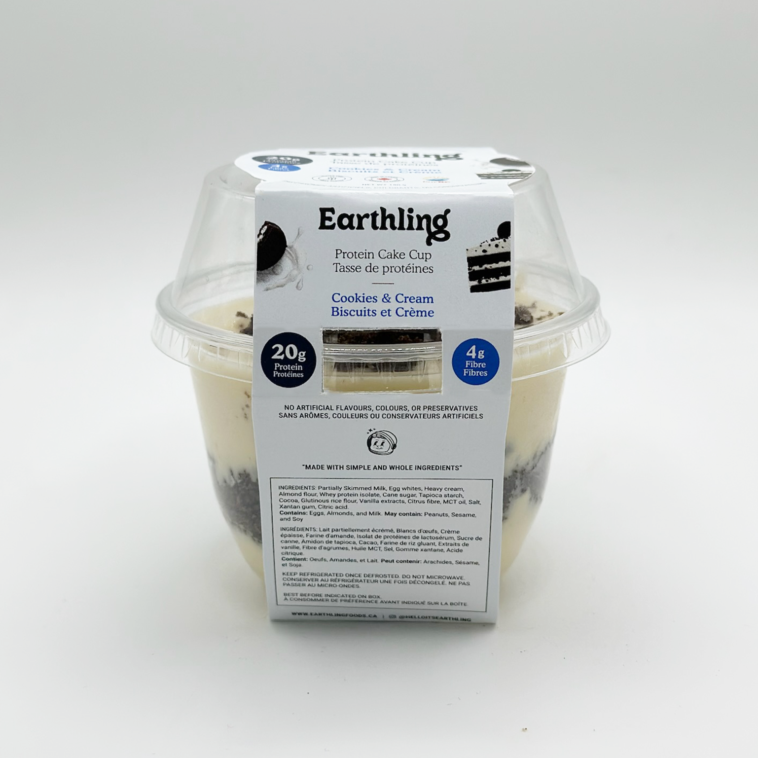 Cookies and Cream Protein Cake Cup